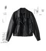 2025 Frühling/Herbst Damen Kurze Lammlederjacke - Lässig, Lockerer Modemantel
