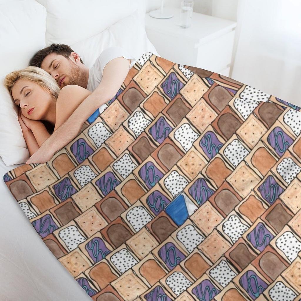 College Diet Throw Blanket Fashion Sofas Extra Large Throw manga Plaid Blankets