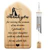 Mother In Law Gift from Son In Law, Mother of the Bride Wedding Gift from Groom, Mother In Law Wind Chime - Thank You for Raising the Woman of My