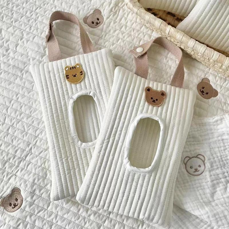 Portable Wet Wipes Case Pram Bag Extraction Flip Tissue Boxes Baby Stroller Accessories Towel Cover Newborn Hanging Bag For Cart