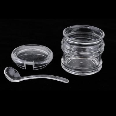 Klare Gewürzbox Acryl-Aufbewahrungsbehälter Gewürzgläser