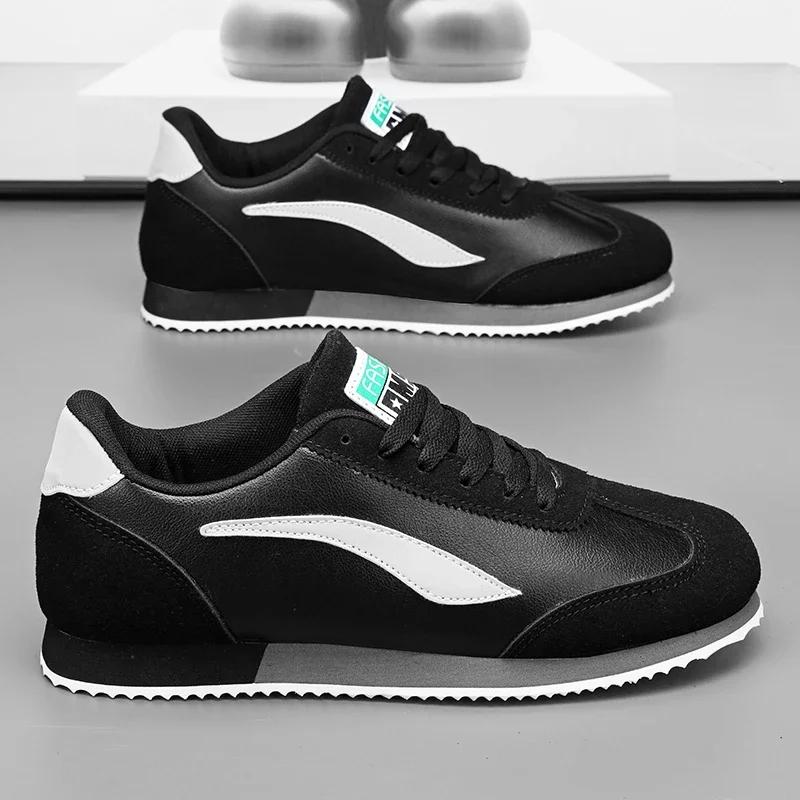 

Горячая распродажа синие мужские модные кроссовки классические кожаные спортивные туфли для мужчин кроссовки дизайнерские спортивные кроссовки мужские кроссовки 39 чёрный