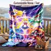 Personalisierte Flanelldecke, Sailor Moon Individuell Bedruckter Name, Gemütliche Plüschdecke Für Den Heimgebrauch
