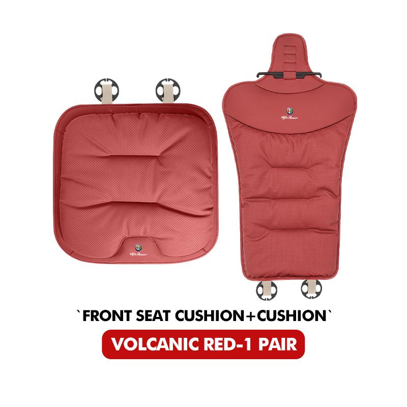 For Alfa Romeo Leather Four Seasons Car Seat Cushion Breathable Protect Mat Auto Accessories GT Stelvio F1 Brera Volante Tonale zq3