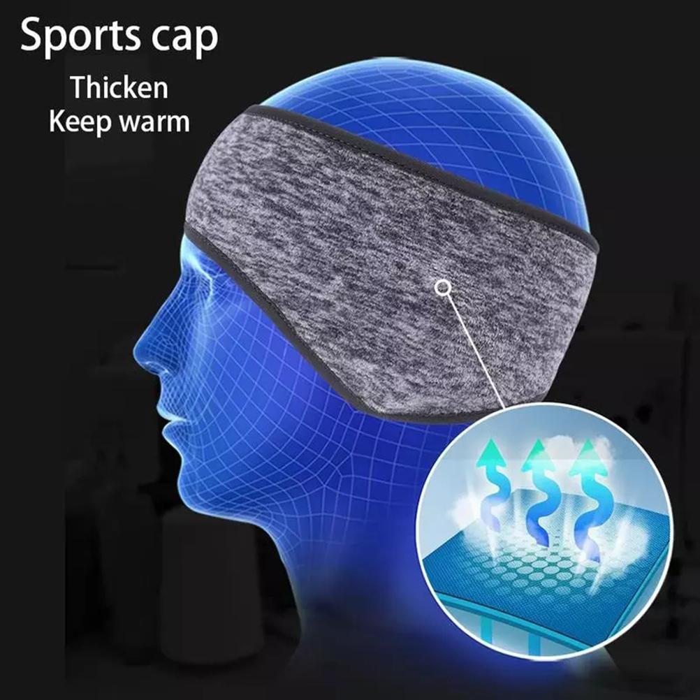 Hřejivá čelenka na uši pro muže a ženy Podzimní a zimní termální sportovní chrániče uší Elastická čelenka na jogging, běh