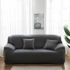 1Pcs Solid Color Elastic Sofa 1/2/3/4 Seater Sofa Cover For Living Room Wine/Grey Pet Friendly Slipcover For Armrest