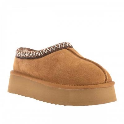 EverAu Womens/Ladies Wonga Leather Slippers