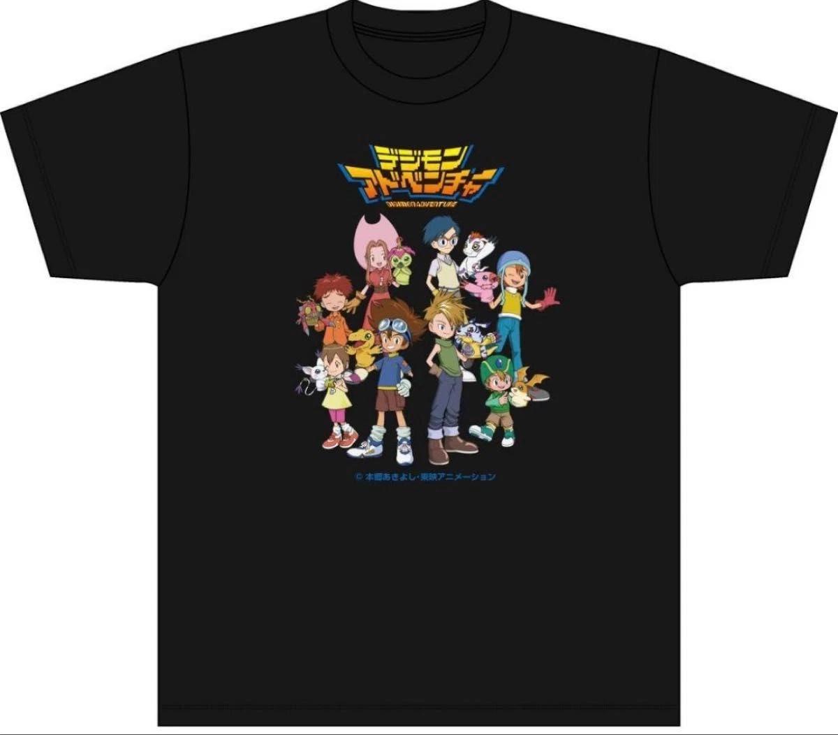 Digimon Adventure Graphic T-Shirt XL Black Anime Tee 3XL