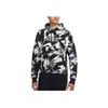 Nike Allover Logo Print Hoodie Sweatshirt Men Tops Black DM6882-010