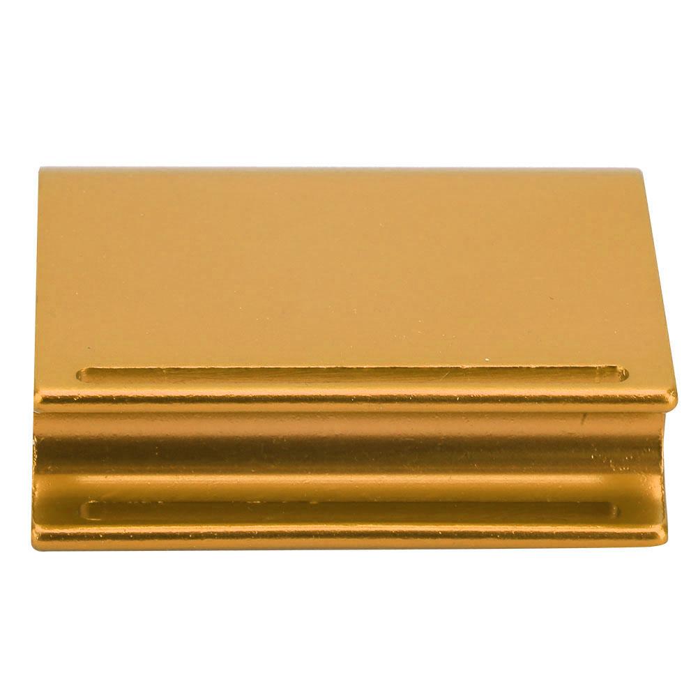 Aluminum Alloy Leather Edge Slicker Burnisher DIY Leather Craft Trimming Polishing Tool (Gold)