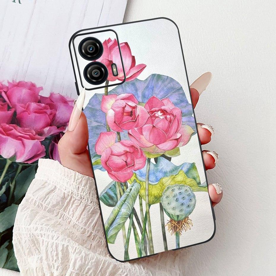 Cute Painting Phone Case For Motorola Moto G53 G73 Soft Silicone TPU Back Cover For MOTO G53 G73 5G Cases Bumpers