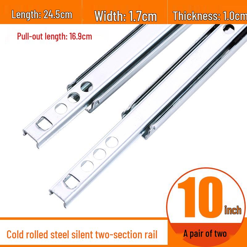 

Ультраузкие 17 мм мини шариковые направляющие для выдвижных ящиков шкафов