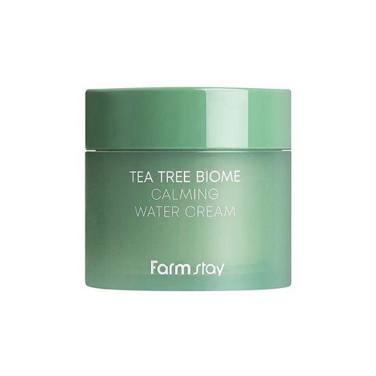 Farmstay Tea Tree Biome Calming Water Cream Soothing & Hydrating Lightweight Moisturizer 80ml