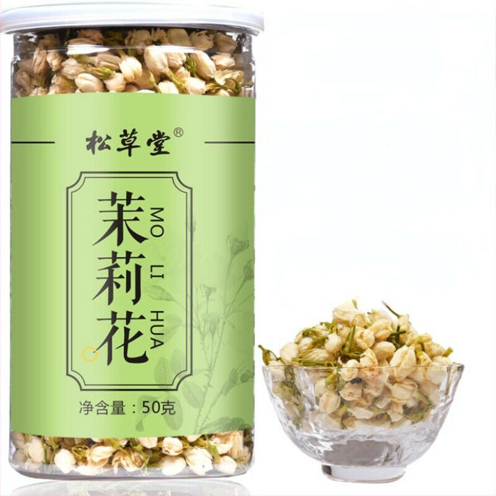 50g Organic Jasmine Buds Tea High Quality Dried Herbal Flower Tea