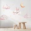 Bunny Wall Stickers On A Cloud - Children'S Room