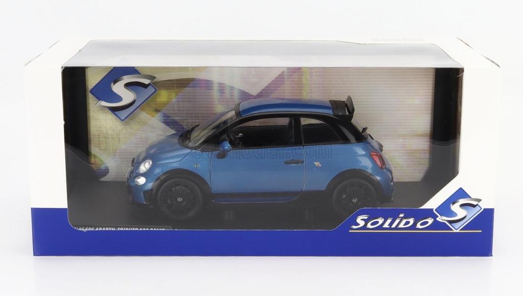 Mini Car FIAT 500 ABARTH SOLIDO FIAT NUOVA 500 ABARTH 695 FIAT 2022 BLUE BLACK 1811303 1/18 1/18 (TRIBUTE 131) [Item]