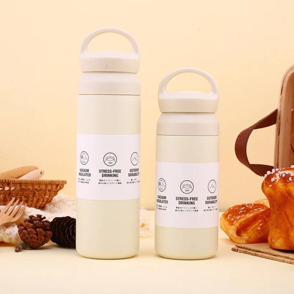 500ml Thermal Bottle Tea And Coffee Thermos Cup For Coffee Stainless Steel Double-Layer Insulation Sports Water Bottle For Girls