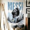 Messi Wall Tapestry Aesthetic Wall Hanging Printed Fabric Blanket Decorative Tapestries for Bedroom Living Room Home Decor