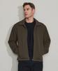 Panicale Khaki Minimal Blouson Jacket