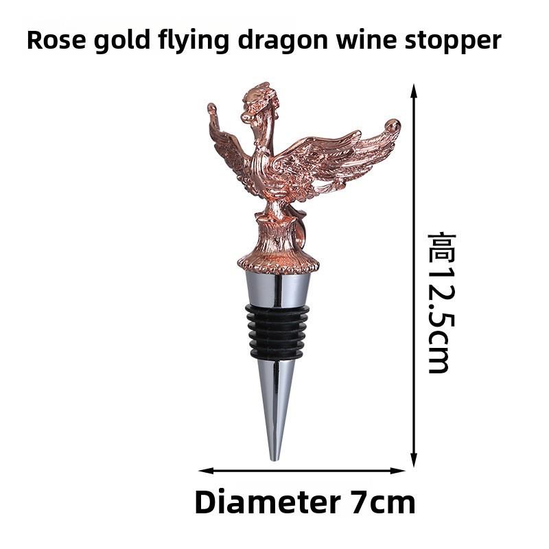 Deer Head Bottle Stopper Gold Seals Red Wine Sealer With Seal For Home Bar Decor