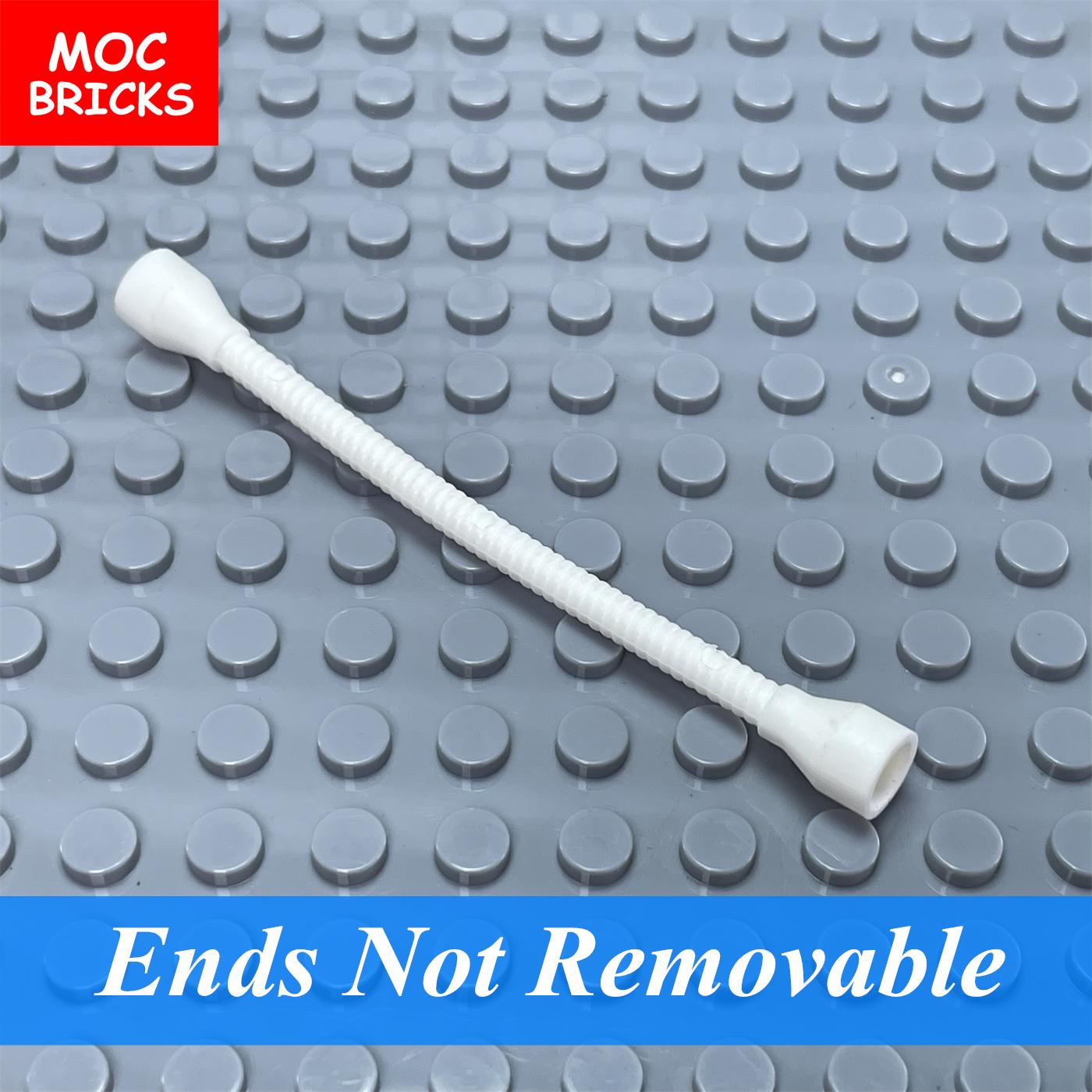 

20pcs/lot MOC Bricks Hose Flexible 8.5L featuring Tabless Ends fit with 72375 attachment Assembled Building Blocks Toys children gift