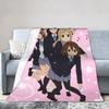 Comfort K-On! K-On Girls Anime Blanket Merch Home Decorative  Throws And Blankets Lightweight Thin Fleece For Outdoor