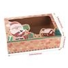 Christmas Style Kraft Paper Gift Boxes (3pcs) - For Cookie, Candy & Dessert Wrapping
