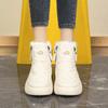 34-42 Winter Women's Large Fashion Plus Velvet Warm Thick Bottom Height Boosting High Top Cotton Shoes Snow Boots Midsole Women's Boots