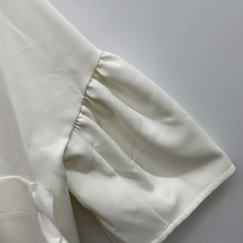 Yori YR2225-006SP-3 White Frill Jacket Jacket F whiteUsed