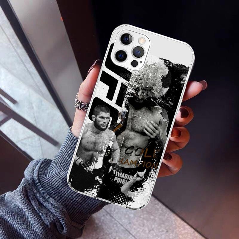 Husă de telefon Khabib Nurmagomedov Pentru iPhone 17 Air 11 13 Mini 14 15 Plus 16 12 Pro Max 16E SE 7 8 Model Capac Spate Moale TPU 17