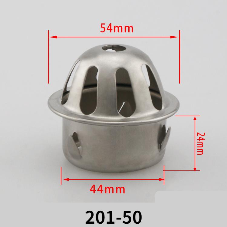 Stainless Steel Balcony Roof Round Large Displacement Anti-blocking Floor Drain Outdoor Rain Bucket Drainage Floor Drain