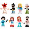 6Pcs/Set Creative Movie Character Figurines, Pvc Action Figures, Desktop Decor, Children'S Holiday Gifts (Bulk Pack)