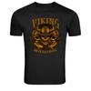 Viking Warrior Skull Helmet Nordic Graphic T-Shirt