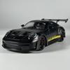1:24 Porsche 911 GT3 RS 992 Generation GT Sports Car Alloy Metal Diecast Model Car Sound & Light Pull Back Toy Collectibles Gift