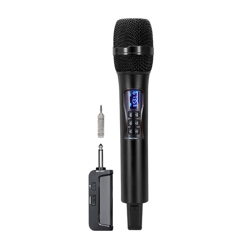 Universal Rechargeable Wireless Bluetooth Microphone with Professional Reverb for Smart Singing and Stage Performance