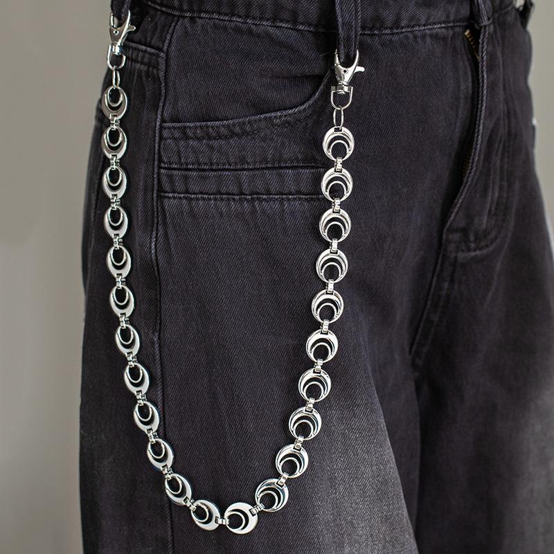 Metallkette Hüftkette Halskette Armband High-End Trendig Cool Personalisiert Jeans Kette Modeaccessoires