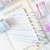 10 Rolls Gentle Color Tone Washi Tapes Set Super Mini Basic Flower Pattern 5mm Lace Paper Masking Tape Decoration Stickers