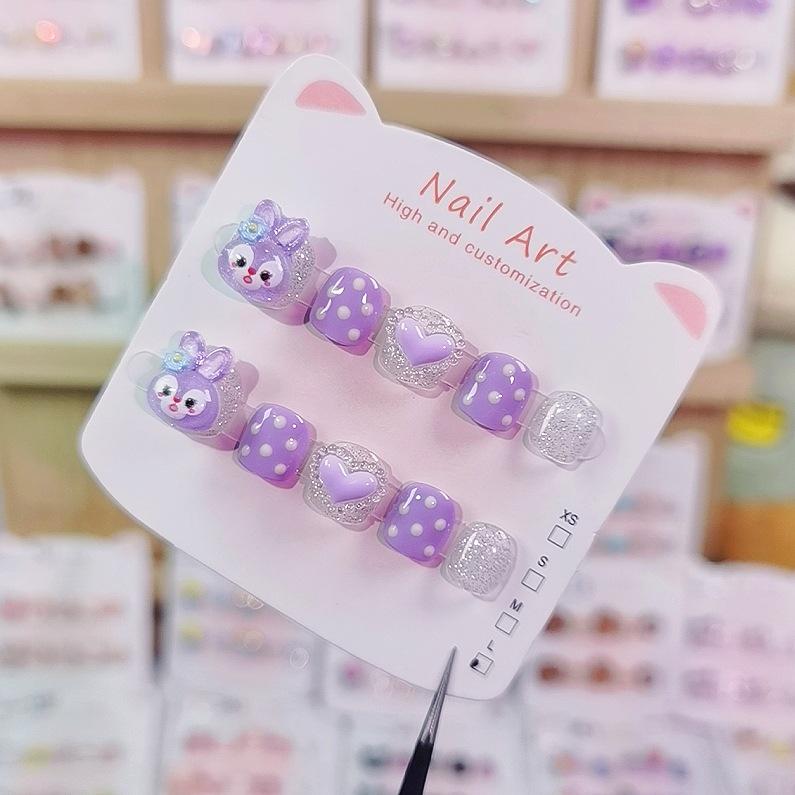 Sanrio StellaLou Reusable Wearable Nail Art Stickers for Girls Aged 3-12