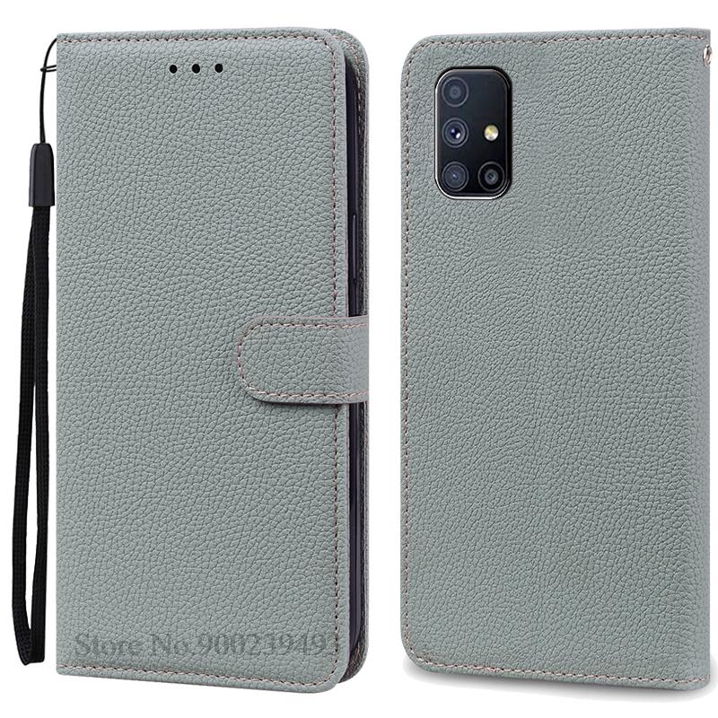 For Samsung M51 Case Soft Silicone Wallet Leather Flip Case For Samsung Galaxy M51 Case M 51 Stand Book Cover Coque Fundas