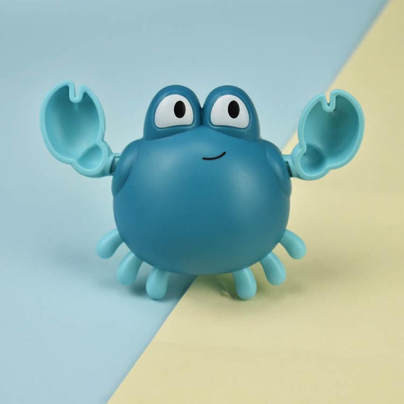 Cute Abs Crab Wind-up Baby Bath Toy For Kids Swimming Claw Swing 12*5*9