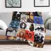 HISTORY 90s RNB - HOME DECOR Throw Blanket Giant Sofa wednesday decorative Decorative Beds Blankets