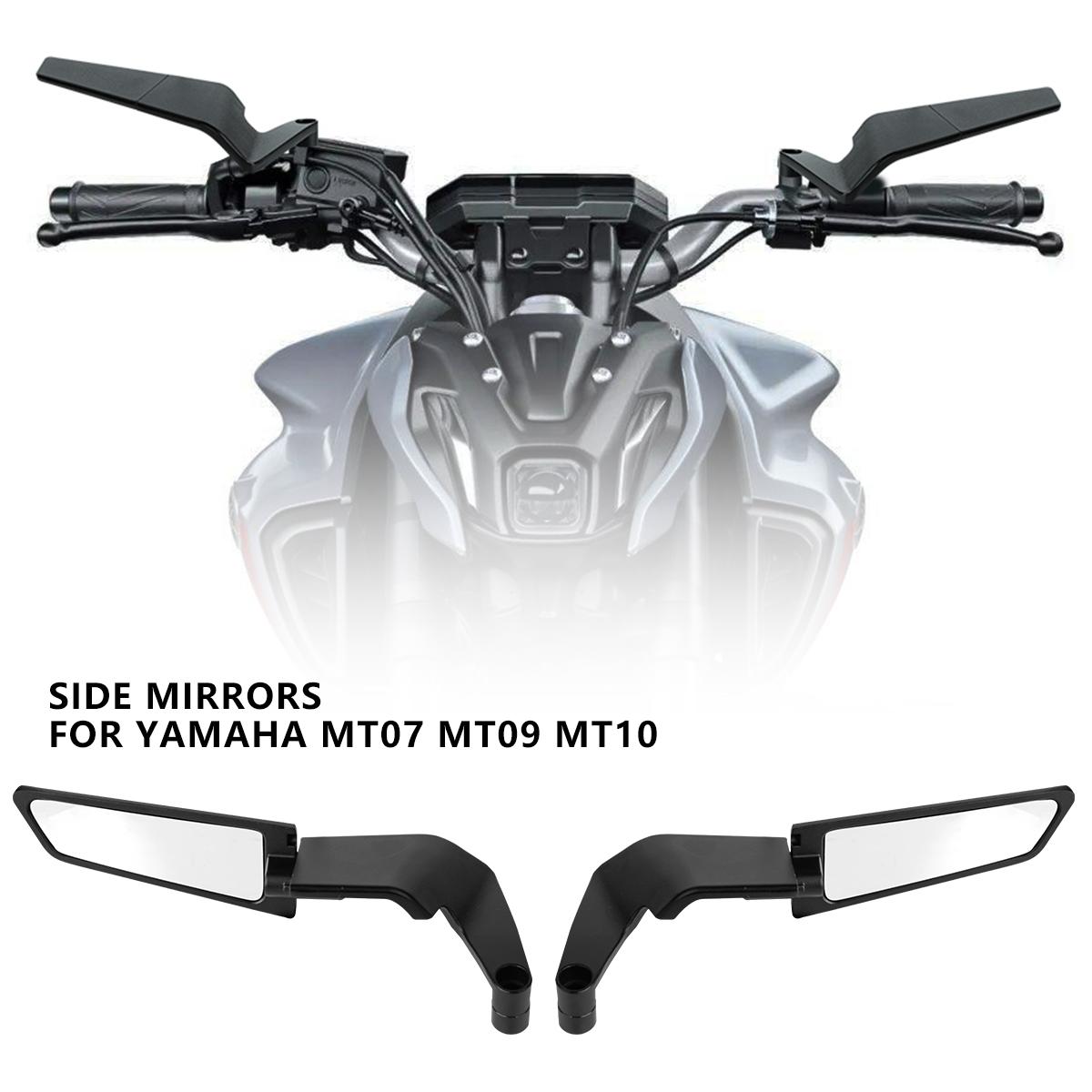 

For YAMAHA MT 07 MT07 MT 09 MT09 SP MT 10 MT10 SP Motorcycle Mirrors Stealth Winglets Mirror Kits To Rotate Adjustable Mirrors