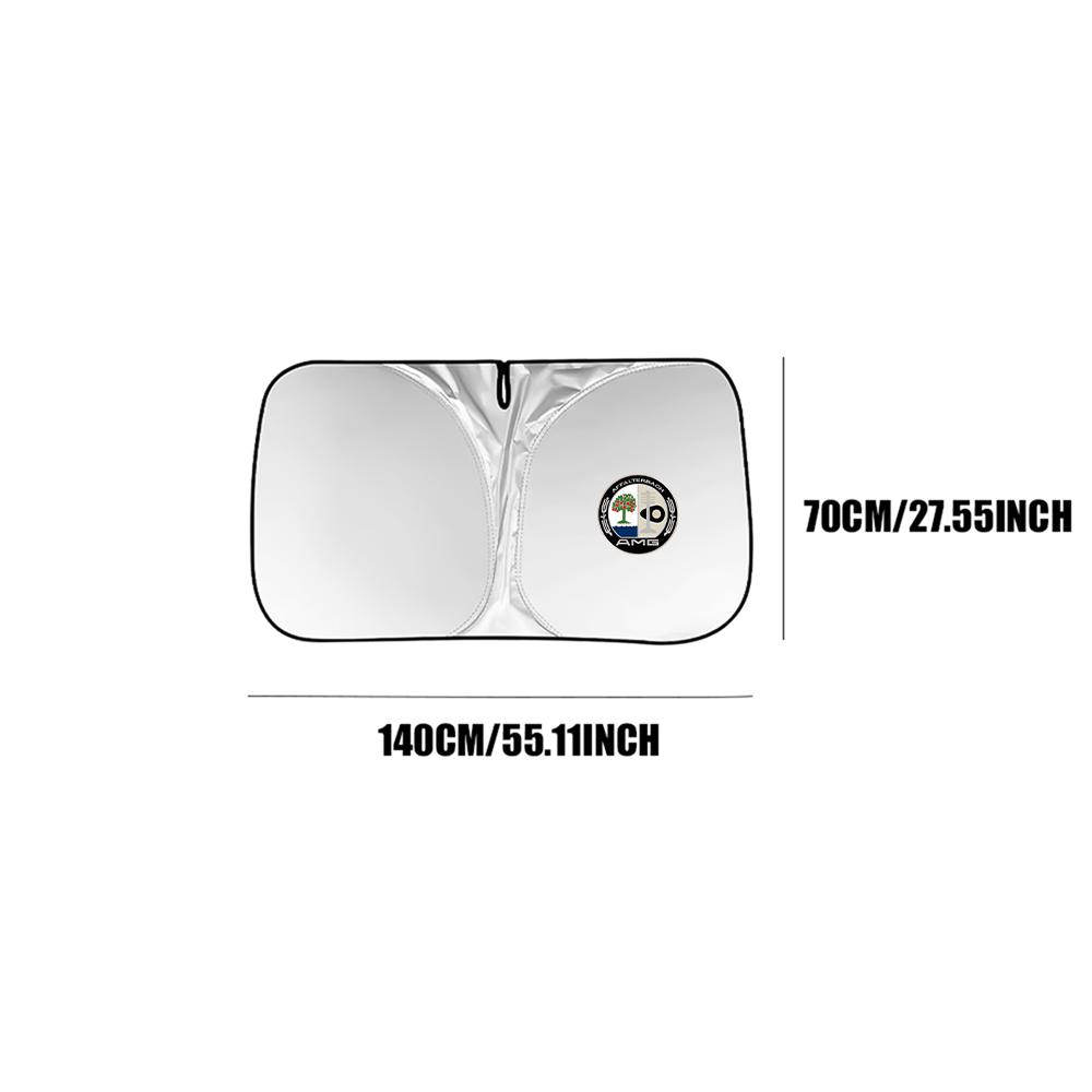 1Pc Car Front Window Sunshade Shield Folding Windshield UV Block Cover For Mercedes Benz A C S Class W211 GLC GLE CLA AMG