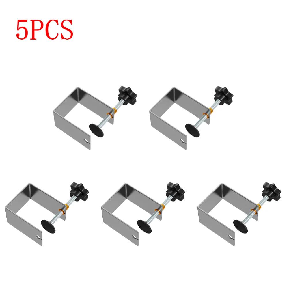 1-10PCS Woodworking Jig Drawer Panel Clips Steel Drawer Front Installation Aid Clamps Cabinet Tool Home Furniture Accessories