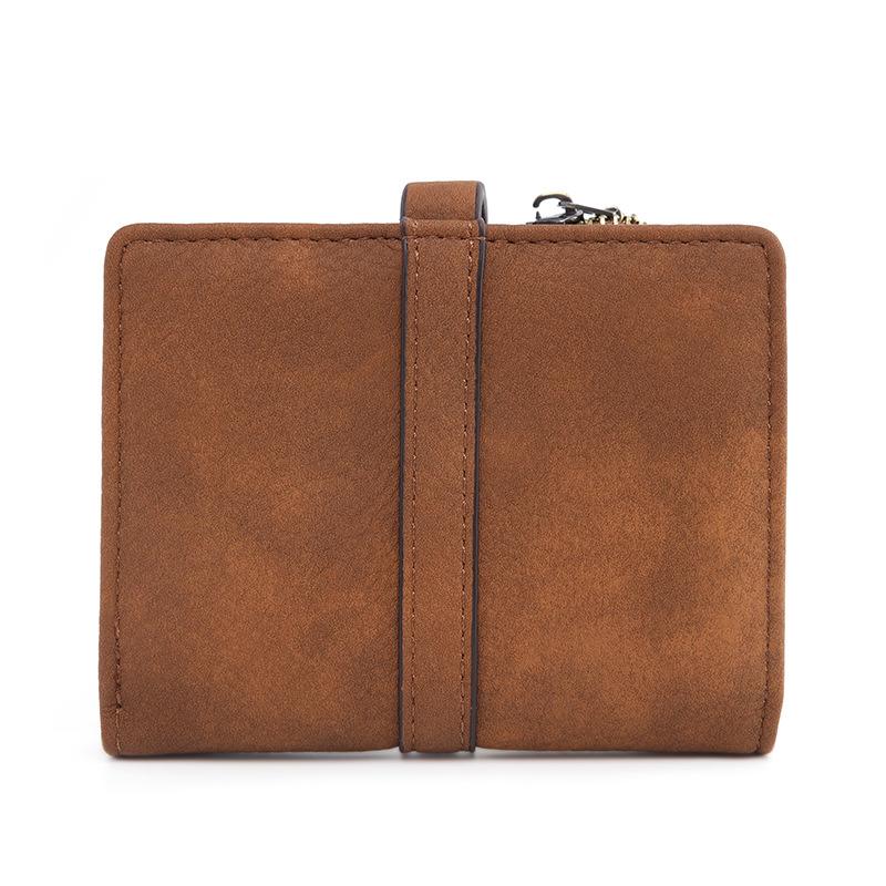 Women's Short Wallet Buckle Simple Hand-held Bag Card Bag