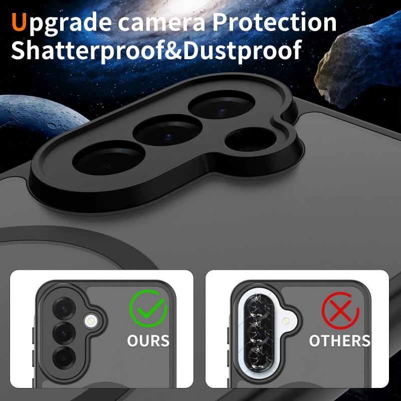 Suitable A37 Magnetic Phone Case A17 Matte Galaxy A57 Drop Resistance Protective Cover