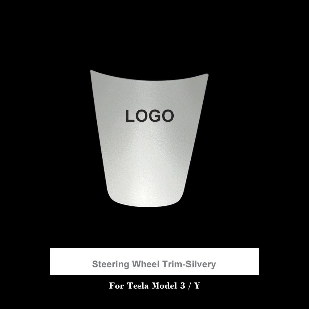 Středové ovládání z hliníkové slitiny Tlačítko s nalepovacím oknem Dekorace celého vozu pro model Tesla 3/Y Klika dveří Volant