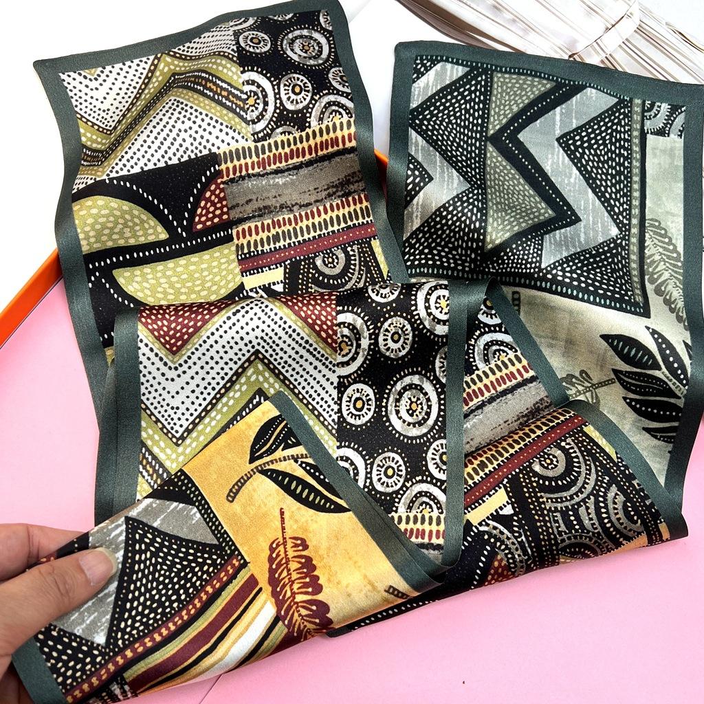 

Spring 100% Mulberry Silk Scarf Women S Scarf Streamer Silk Satin Printed Thin Strip Silk Scarf 15X145CM