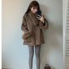 Elegant Women's Wool Coat: High-End, Warm, Loose-Fit for Autumn/Winter