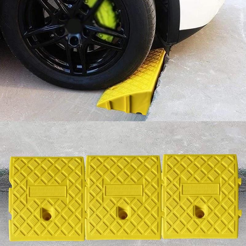 Driveway Curb Ramps for Cars Portable Threshold Ramp Heavy Duty Curb Ramps for Motorhome Truck Shed Ramps Pets Wheelchair